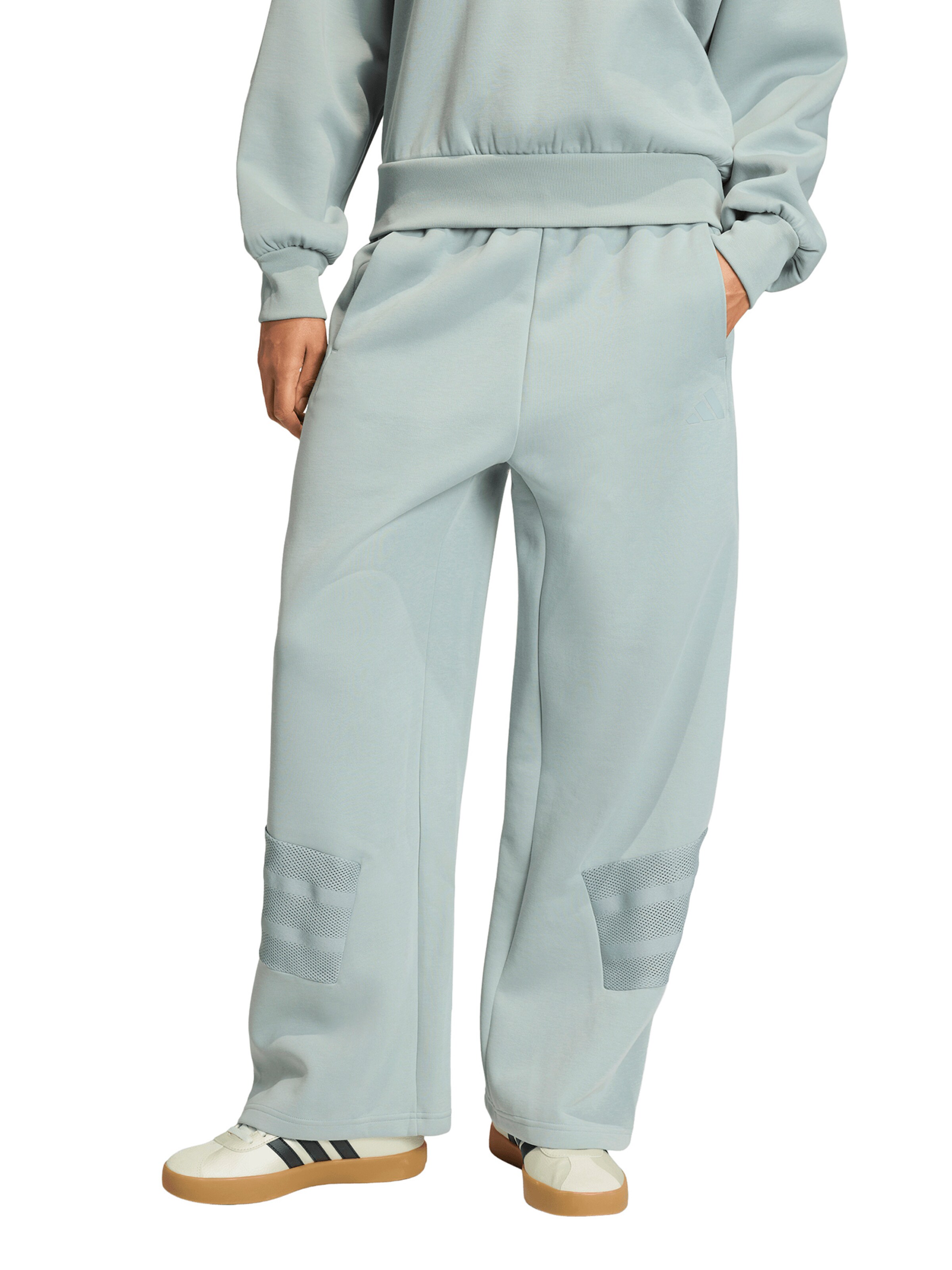 Wide Leg Pantalon de sport 'Future Icons' ADIDAS SPORTSWEAR en vert : devant