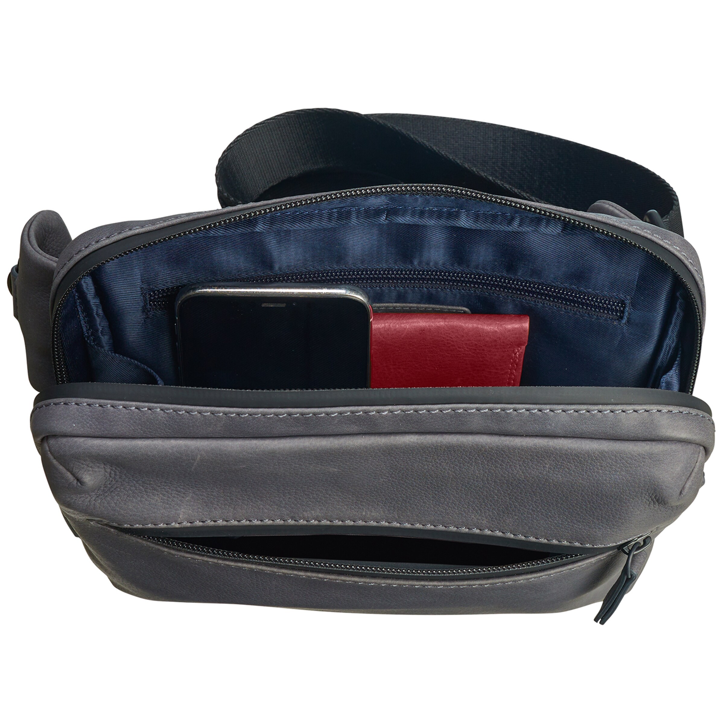 LEONHARD HEYDEN Gürteltasche in Grau