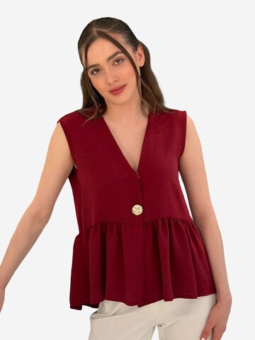 Bigdart Blouse 'Blusen' in Rood: voorkant