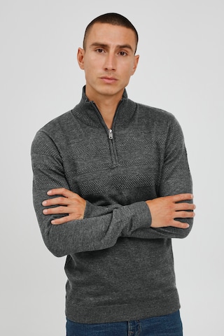 !Solid Sweater 'Bamaro' in Grey: front