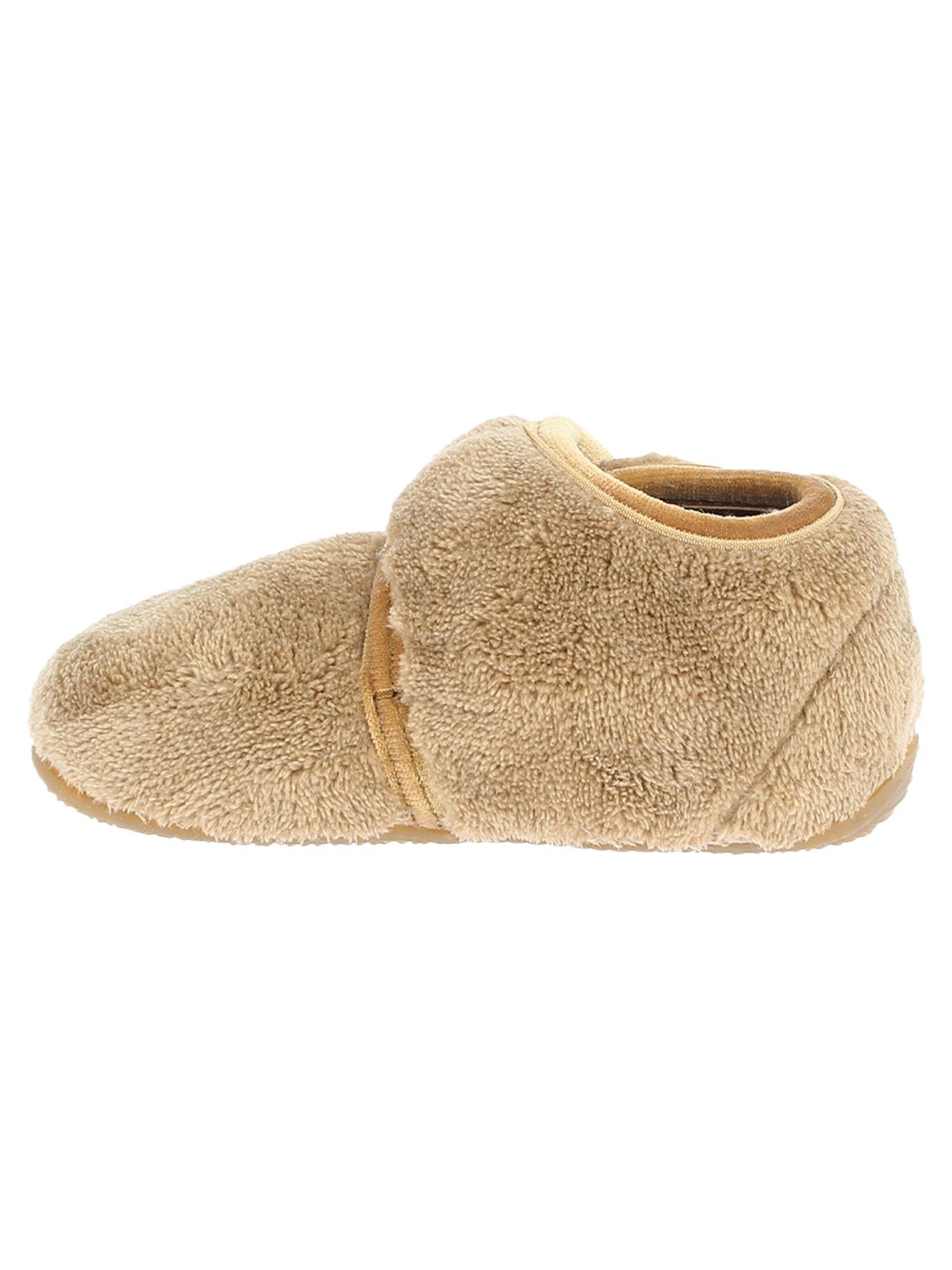 Living Kitzbühel Slippers 'Samt' in Brown