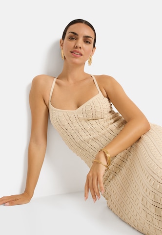 Robes en maille LSCN by LASCANA en beige