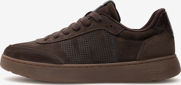 Baskets basses ' Toke ' WODEN en marron : devant