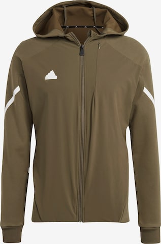 ADIDAS SPORTSWEAR Trainingsjack 'Designed 4 Gameday Premium' in Groen: voorkant