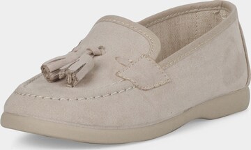 Scarpa bassa di Pisamonas in beige: frontale