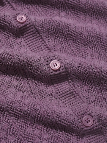 Seasalt Cornwall Knit cardigan 'Willowing' in Purple