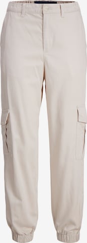 Effilé Pantalon cargo 'Holly' JJXX en beige : devant