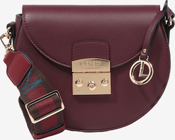 L.CREDI Crossbody Bag 'Filippa' in Red: front