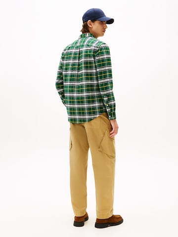 TOMMY HILFIGER Regular Fit Hemd in Grün