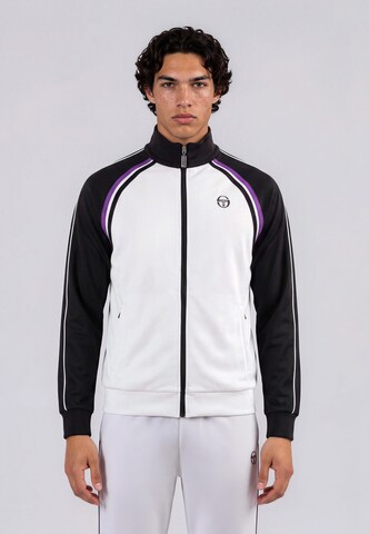 Sergio Tacchini Bluza rozpinana 'Ghibli' w kolorze biały: przód