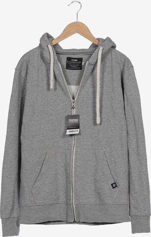 JACK & JONES Kapuzenpullover XL in Grau: Vorderseite
