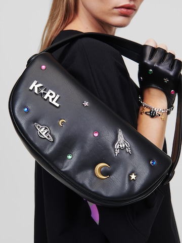 Karl Lagerfeld - Mala de ombro ' Swing ' em preto: frente