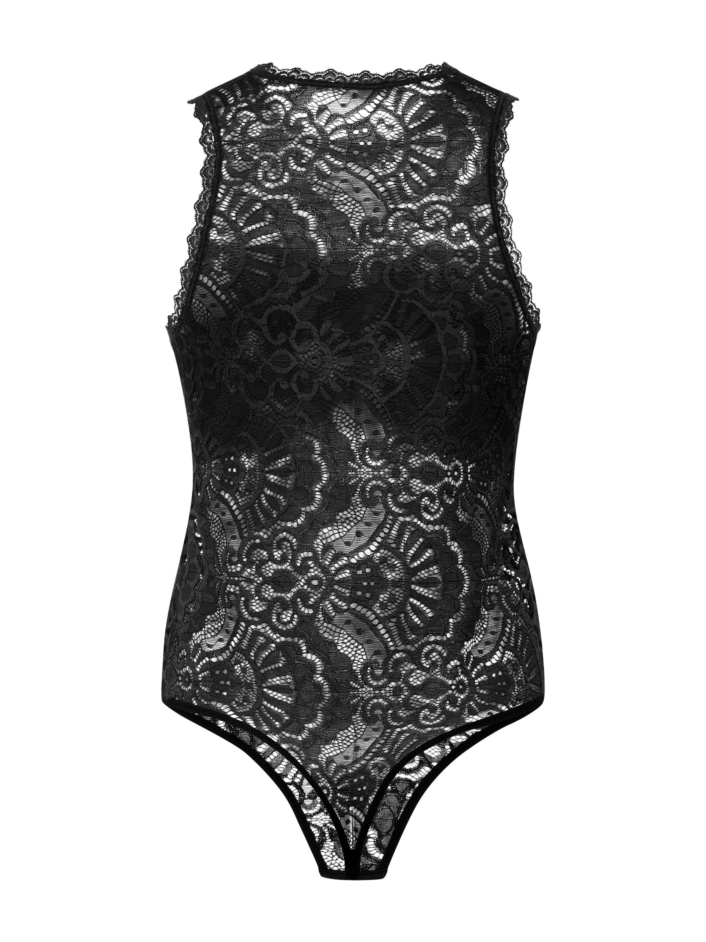 Evoni Bodysuit 'Stringbody' in Black