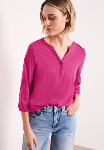 STREET ONE Shirt in Pink: front