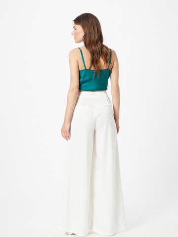 Wide Leg Pantalon à plis Misspap en beige