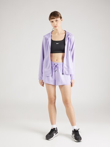 DKNY Performance Sportsweatjacke 'CHINTZ' in Lila