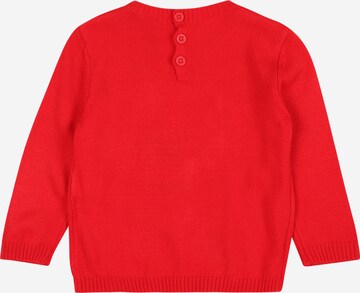 UNITED COLORS OF BENETTON Sweter w kolorze czerwony