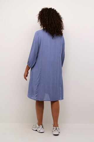 Robe 'Louisa' KAFFE CURVE en bleu