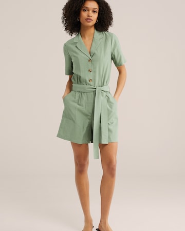 WE Fashion Overal – zelená: přední strana