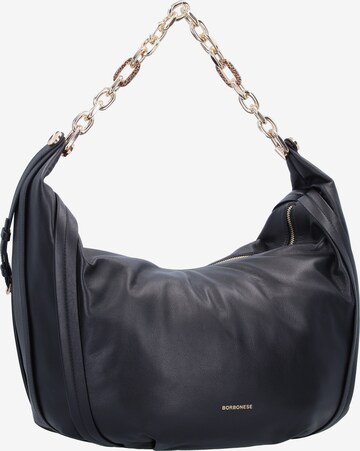 Borbonese Shoulder Bag 'New Orbit ' in Black