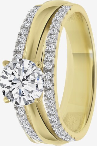 Lucardi Ring in Gold: front