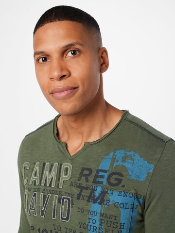 CAMP DAVID Shirt in Grün