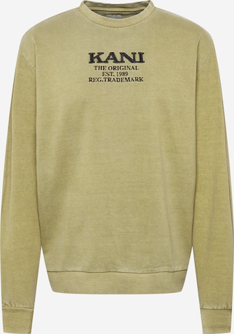 Karl Kani Sweatshirt in Green: front