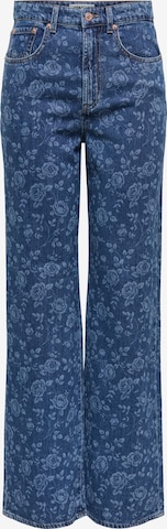 ONLY Wide Leg Farkut 'ONLHope' värissä sininen: etupuoli