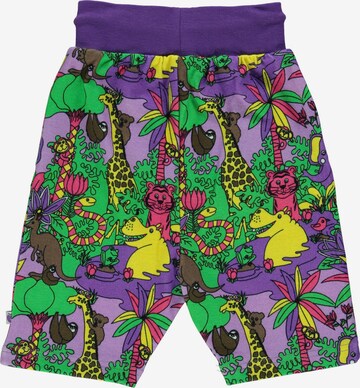 Regular Pantalon 'Jungle' Småfolk en mélange de couleurs