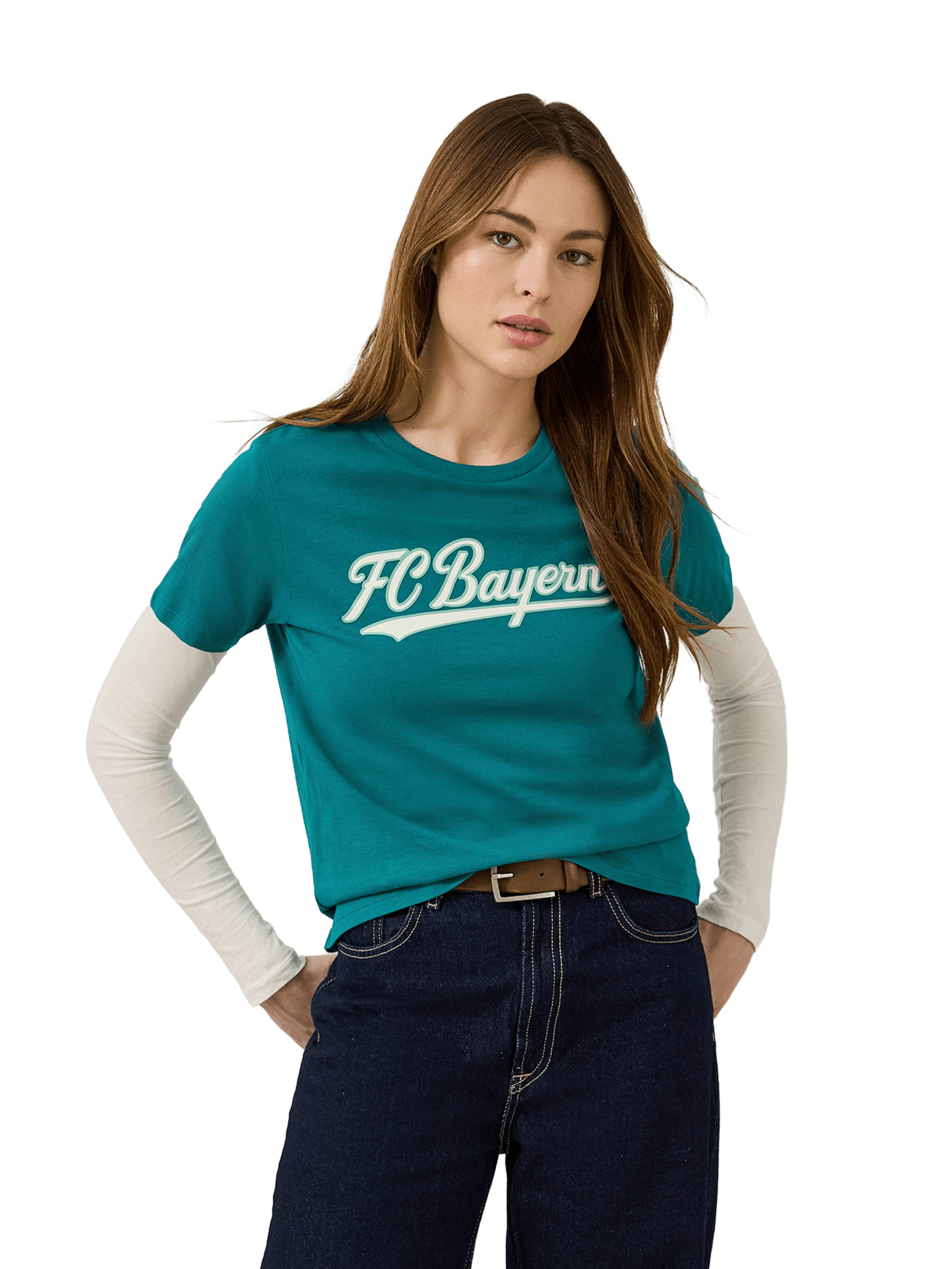 FC BAYERN MÜNCHEN Shirt in Green: front