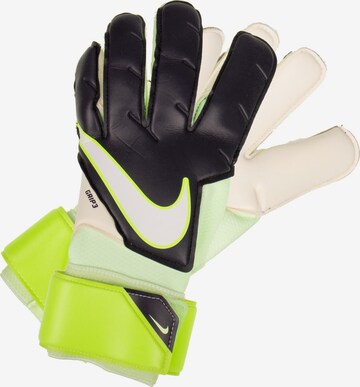 Guanti sportivi 'Goalkeeper Grip3' di NIKE in nero: frontale