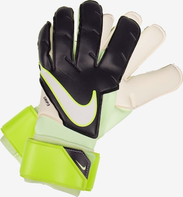 NIKE Athletic Gloves 'Goalkeeper Grip3' in Black: front