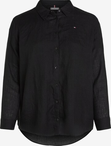 Tommy Hilfiger Curve Bluse in Schwarz: predná strana