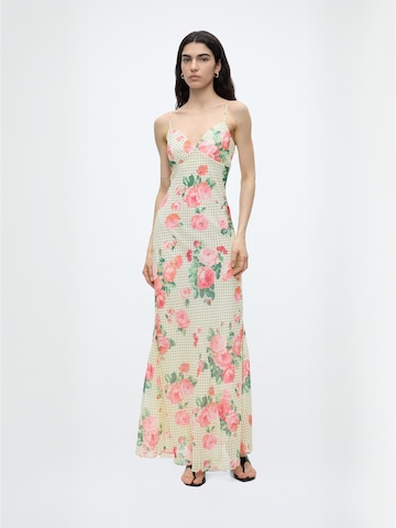 Crās - Vestido ' Dahliacras ' en rosa: frente