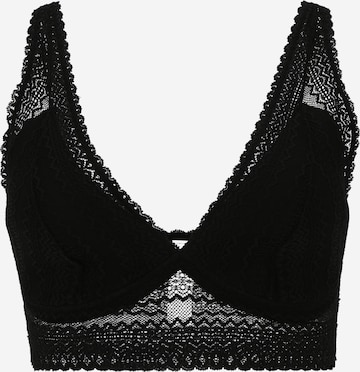 Devoted by Zizzi Triangle Bra 'VULIER' in Black: front