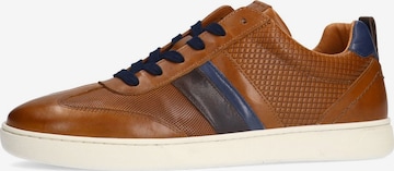 Baskets basses MANFIELD en marron : devant