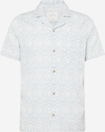 Coupe regular Chemise 'AMERICANA' HOLLISTER en blanc : devant