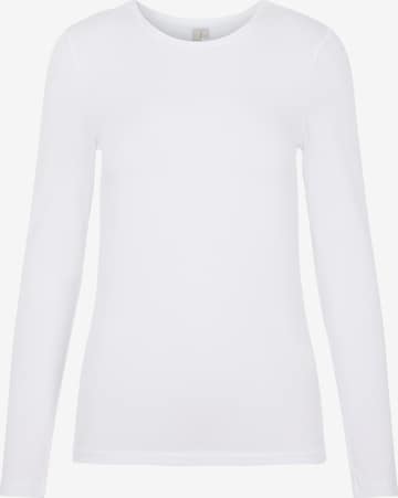 T-shirt 'Sirene' PIECES en blanc : devant