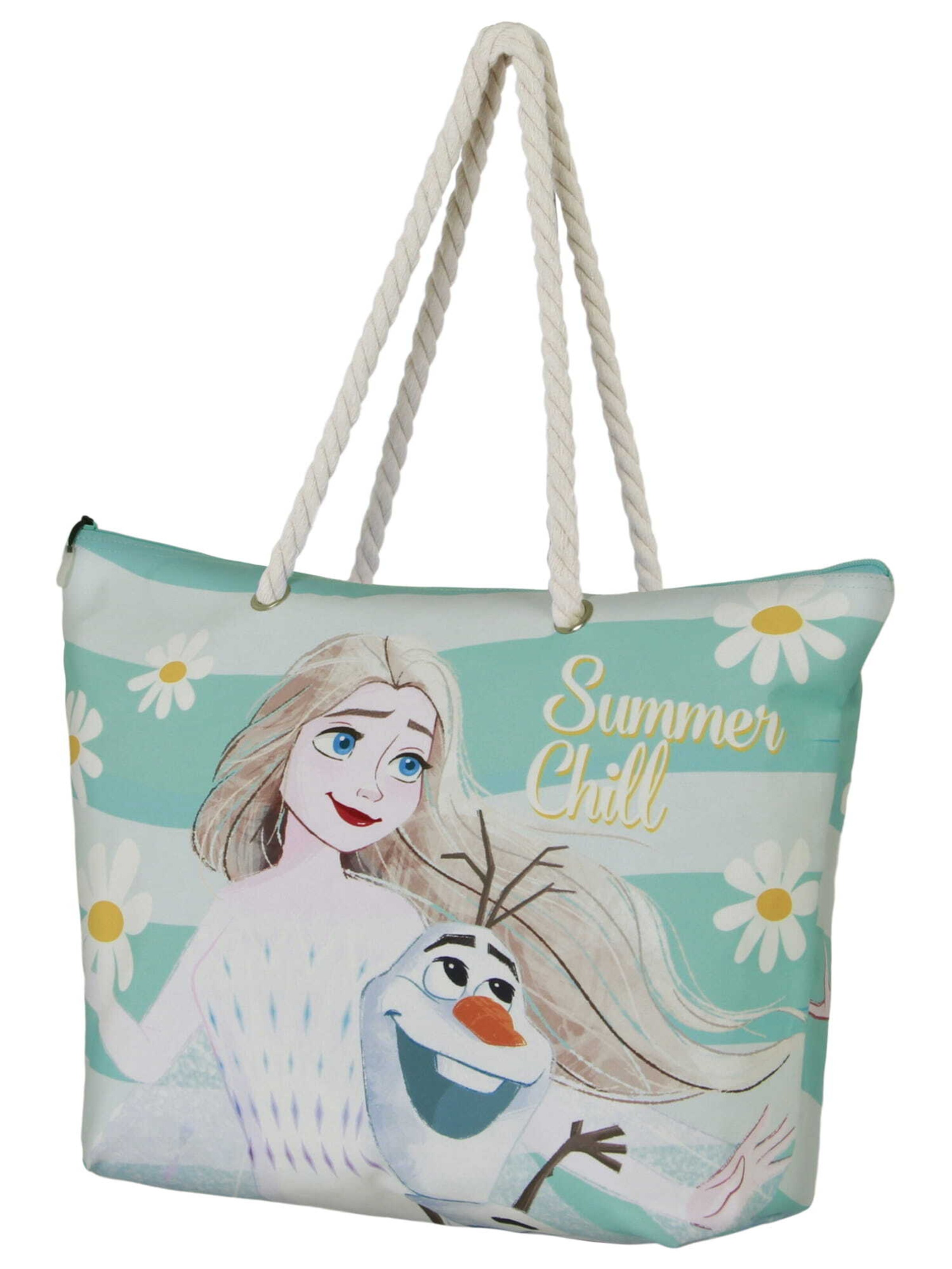 DISNEY Bag 'Elsa & Olaf' in White: front