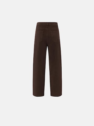 Barrel Jean 'PINKO ESTELLE EGG BULL FISSO WASHED MARRONE PANTALONE' PINKO en marron