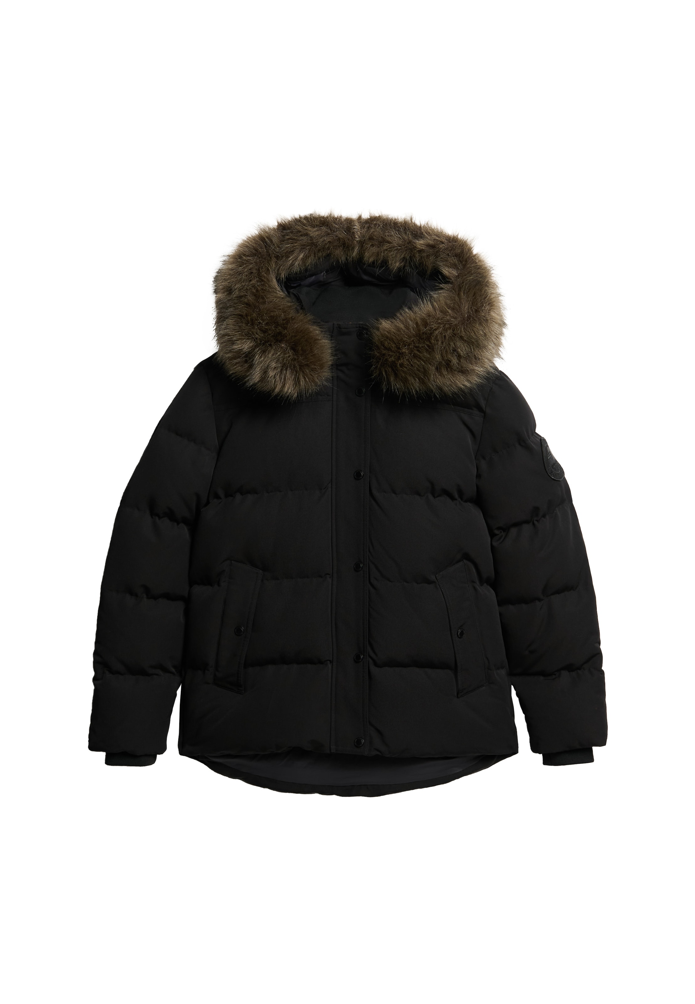 Superdry & Co Jacke 'Everest' in Schwarz: Vorderseite