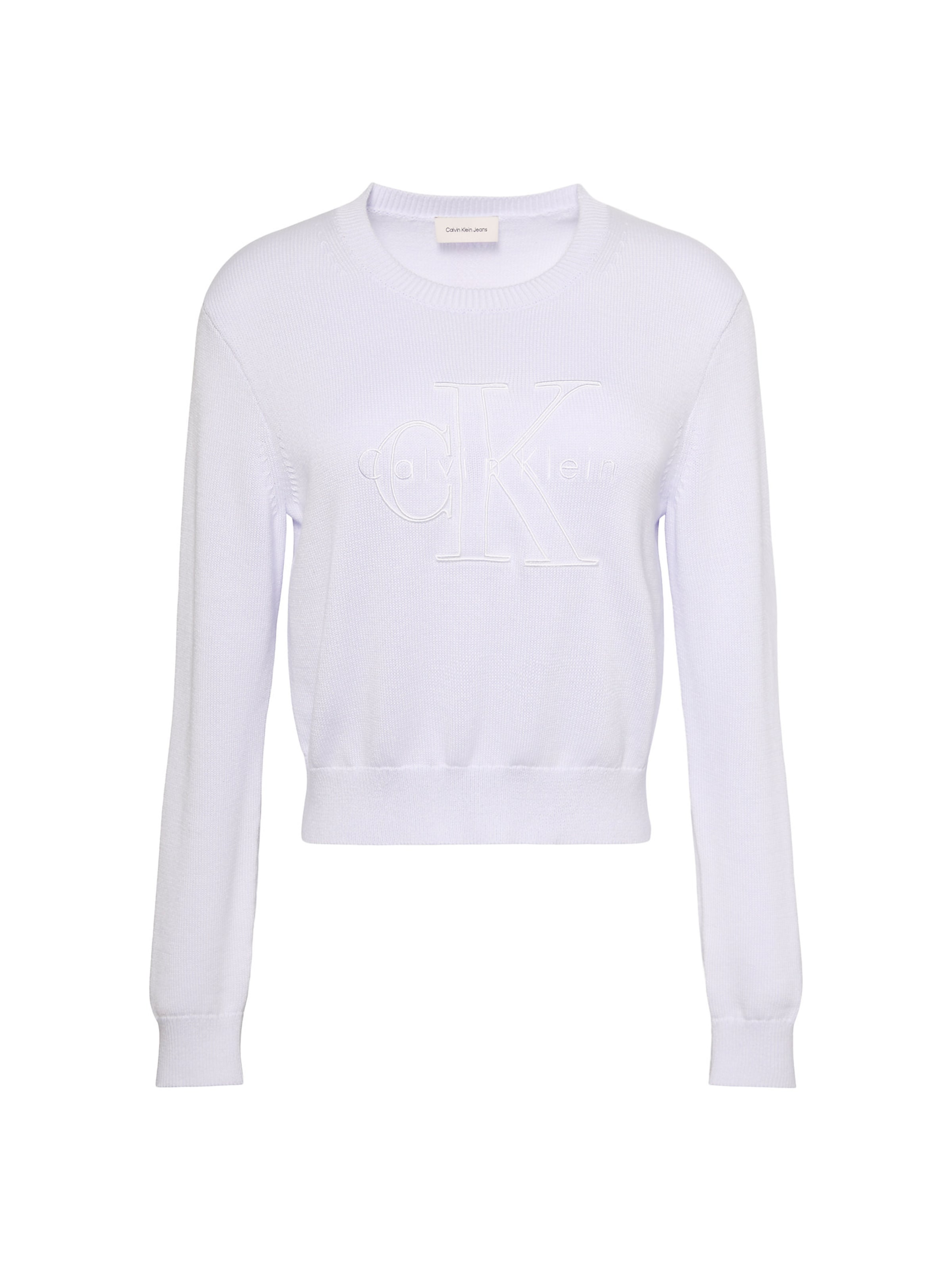 Calvin Klein Jeans Sweater in Purple: front