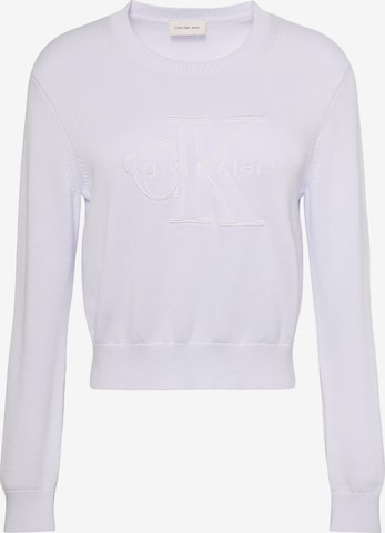 Calvin Klein Jeans Sweater in Purple: front