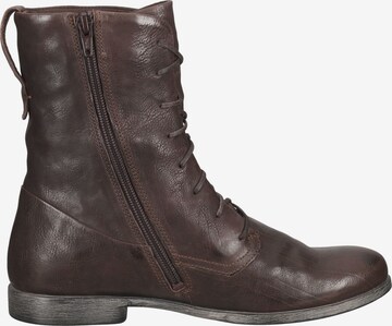 THINK! Lace-Up Ankle Boots in Brown