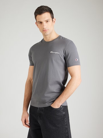 Champion Authentic Athletic Apparel Tričko – šedá: přední strana