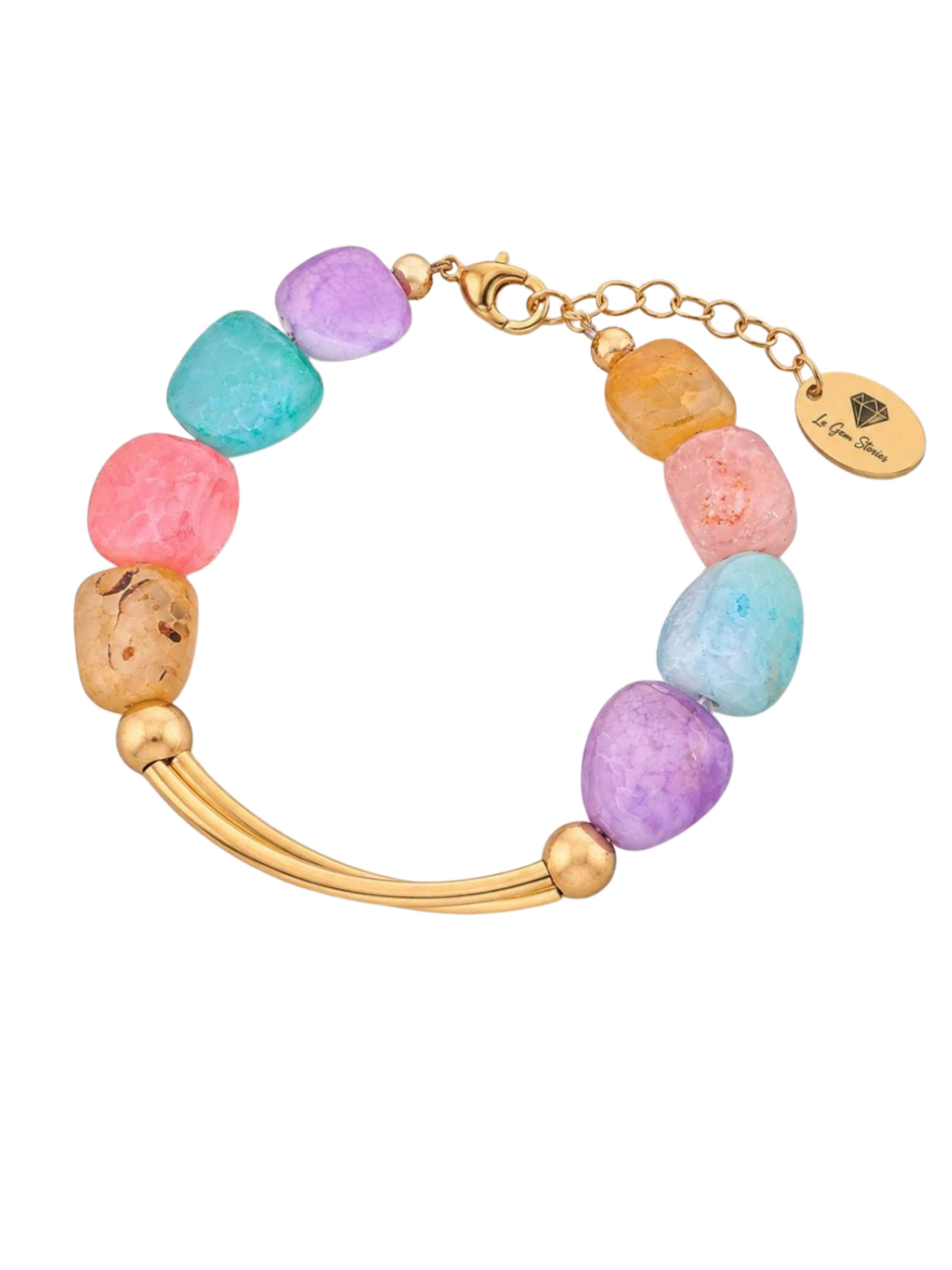 THE GEM STORIES JEWELRY Armband i blandade färger: framsida