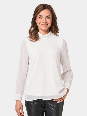 Goldner Bluse in Weiß: predná strana