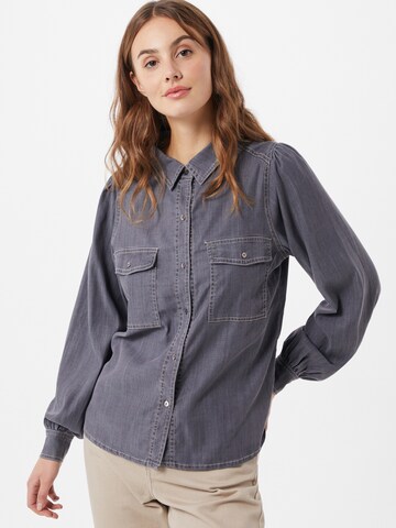 Neo Noir Blouse 'Amber' in Grey: front