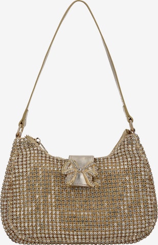 myMo at night Schultertasche in Gold: Vorderseite
