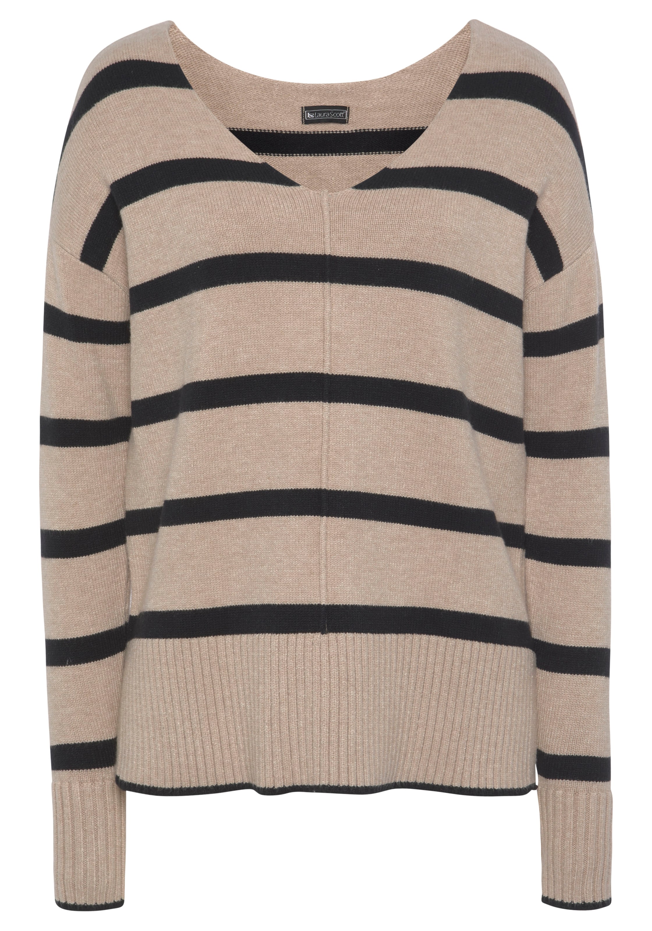 LAURA SCOTT Pullover in Beige: Vorderseite